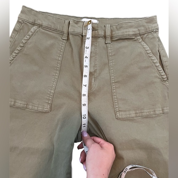 Studio Blue Olive Green Cropped Jeans - Picture 7 of 10